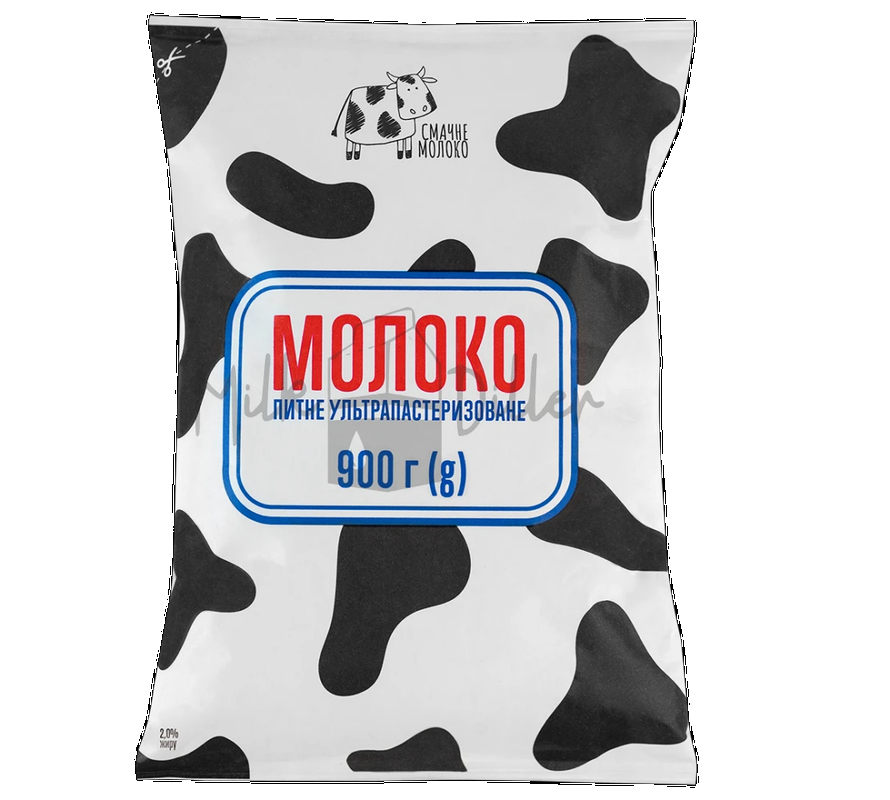 Молоко ультрапастерізоване 2,0% 900г Смачне Молоко